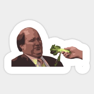 Kevin loves broccoli Sticker